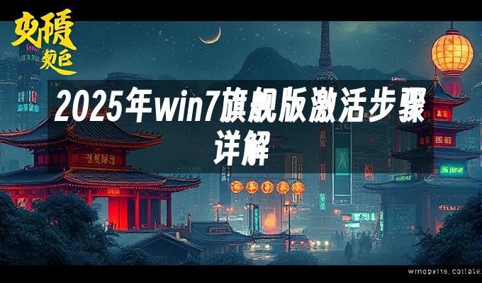 2025年win7旗舰版激活步骤详解