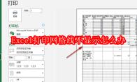 Excel打印网格线不显示怎么办