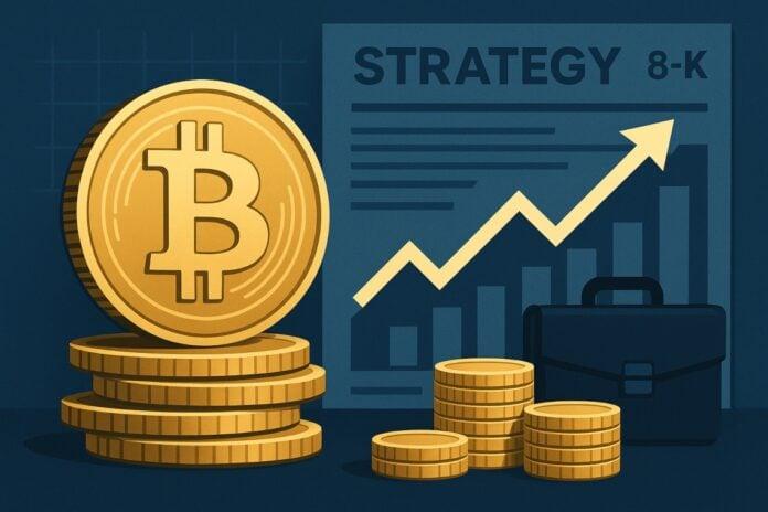 策略充斥比特币：一周内 525 BTC，以优先永续债券融资购买