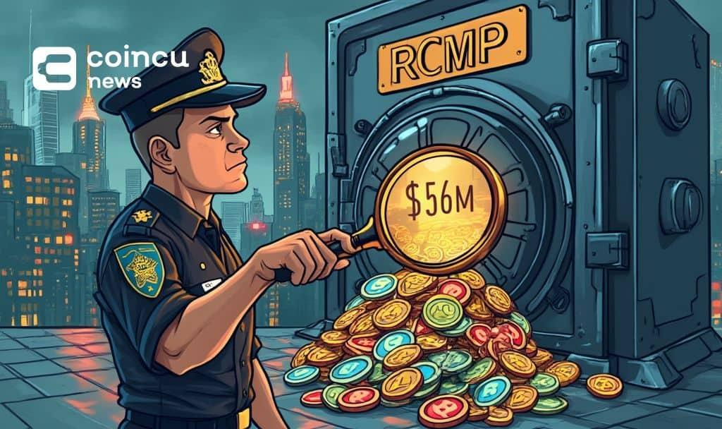 加拿大皇家骑警查获价值 5600 万美元的加密货币，创历史新高