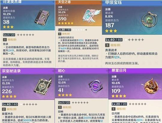 原神2022凝光带什么武器