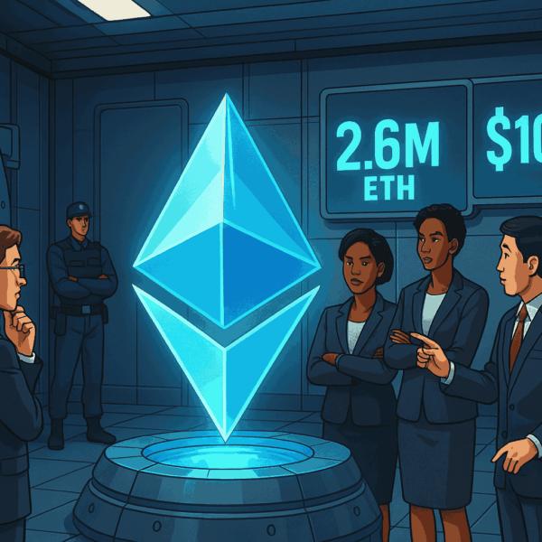 Bitmine 购买 260 万 ETH，建立 109 亿美元国库
