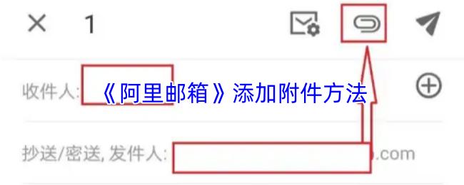 阿里邮箱 添加附件方法