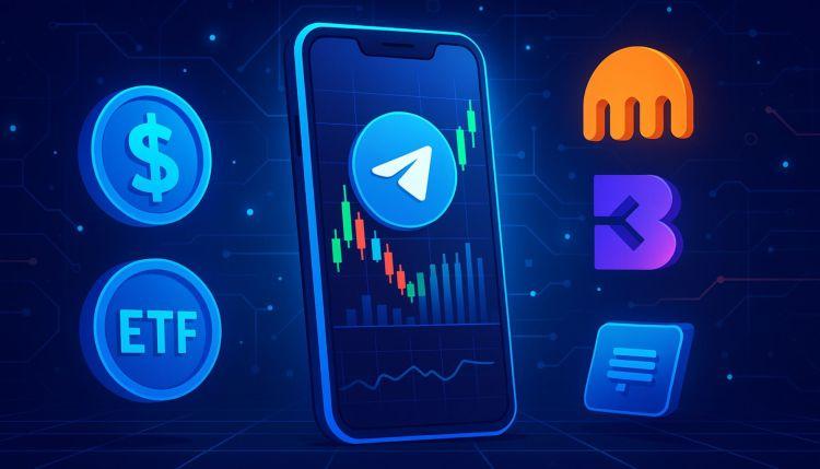 代币化的美国股票和 ETF 将通过 Kraken 和 BackedFi 登陆 Telegram 钱包