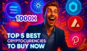 五大最佳加密货币，现在入手，2025 年潜在收益可达 20 倍——Solana、Cardano 和 DOT 领跑