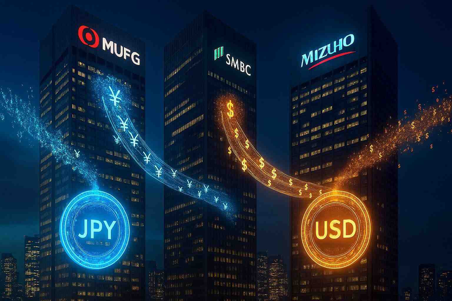 日本大型银行推出稳定币，助力全球企业支付