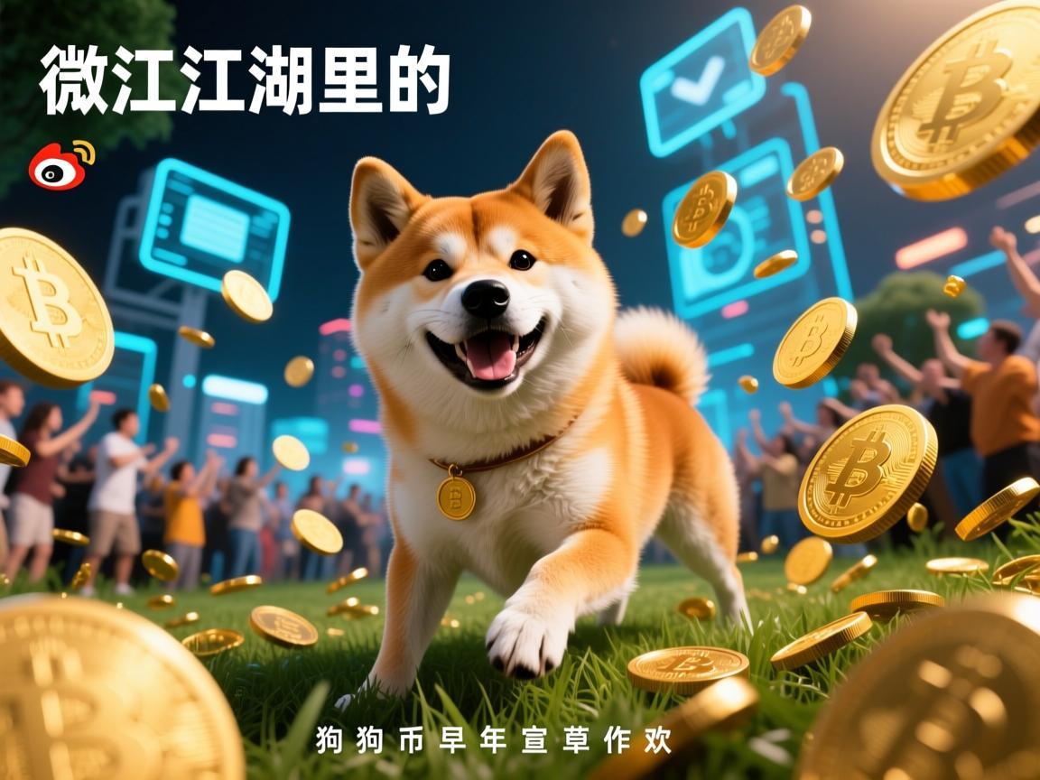 微博江湖里的柴犬狂想曲，狗狗币早年宣传作品的草根狂欢