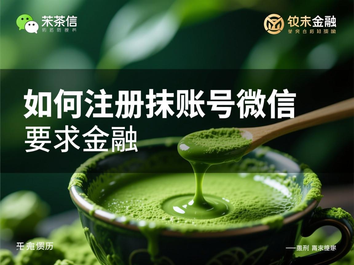 如何注册抹茶账号微信