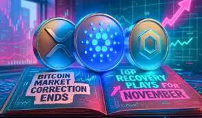 比特币市场调整结束——XRP、ADA 和 LINK 被认定为 11 月复苏期间最值得购买的山寨币