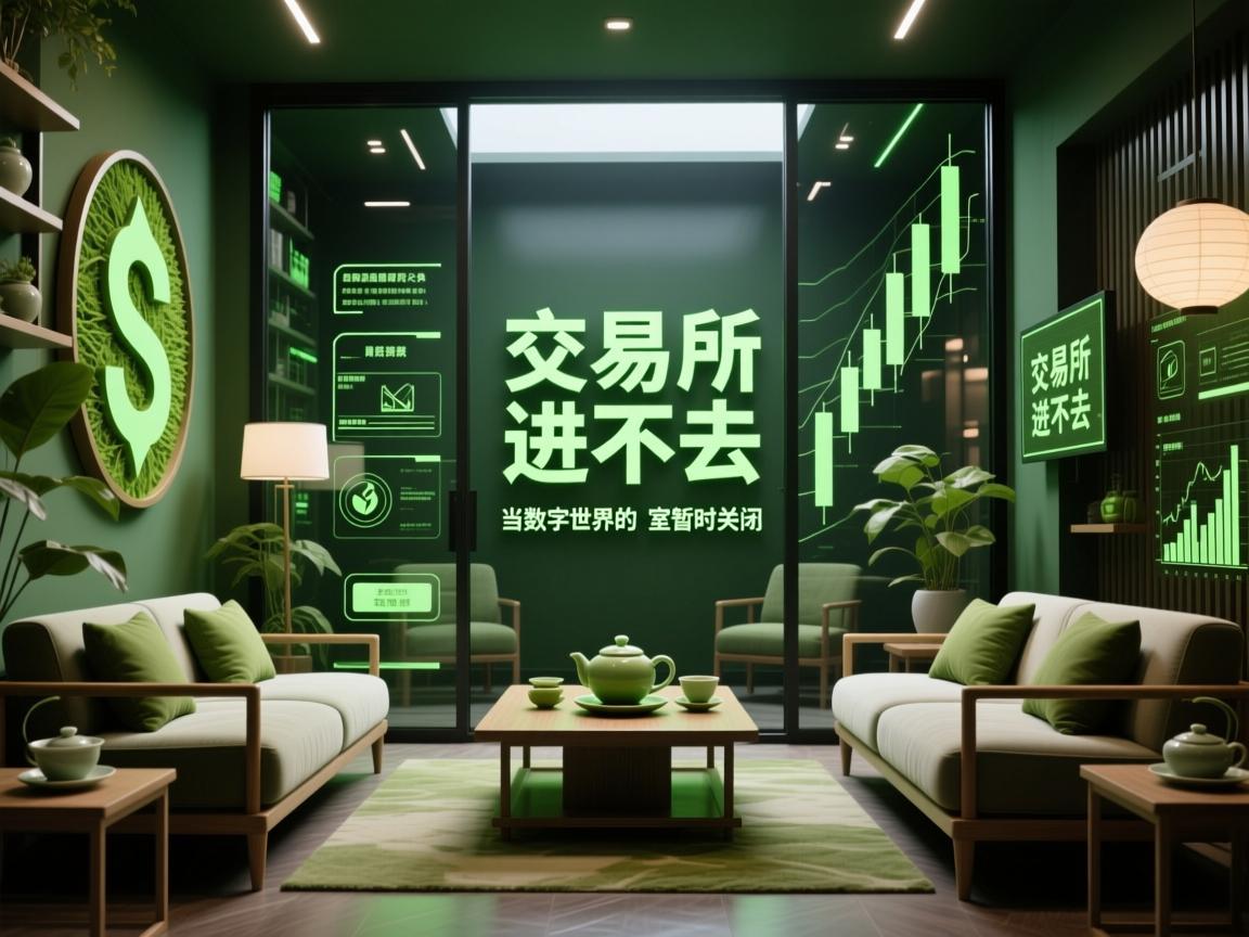 抹茶交易所进不去，当数字世界的茶室暂时关闭