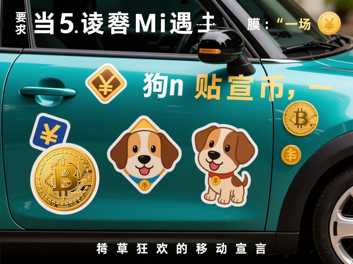 当五菱Mini遇上狗狗币贴膜，一场草根狂欢的移动宣言