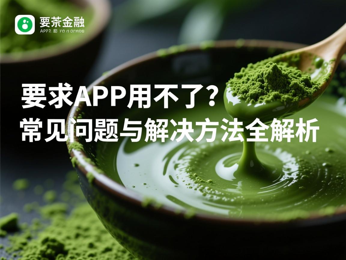 抹茶APP用不了 常见问题与解决方法全解析