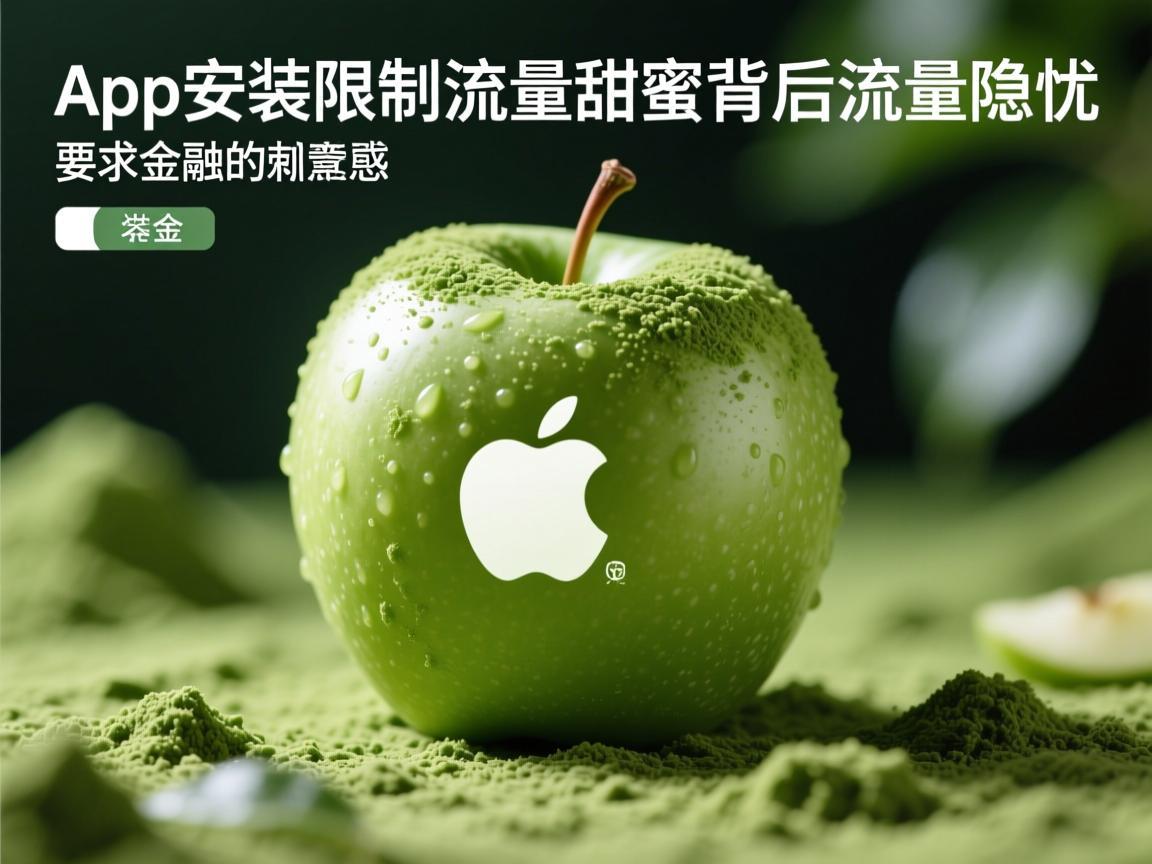 苹果抹茶App安装限制流量，甜蜜背后的流量隐忧