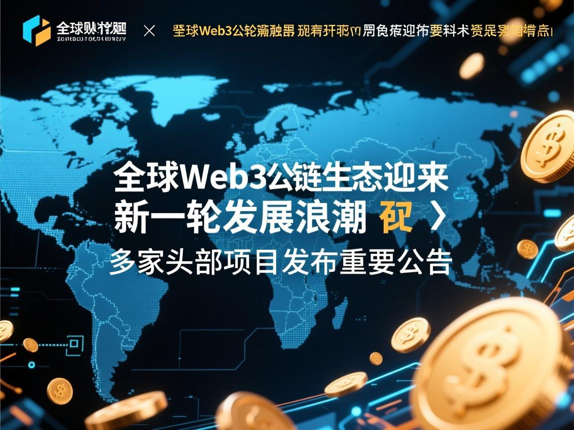 全球Web3公链生态迎来新一轮发展浪潮，多家头部项目发布重要公告