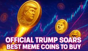 特朗普官方代币（$TRUMP）飙升 40%，带动 Maxi Doge 等热门表情包代币走强。