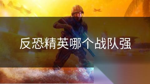 反恐精英哪个战队强