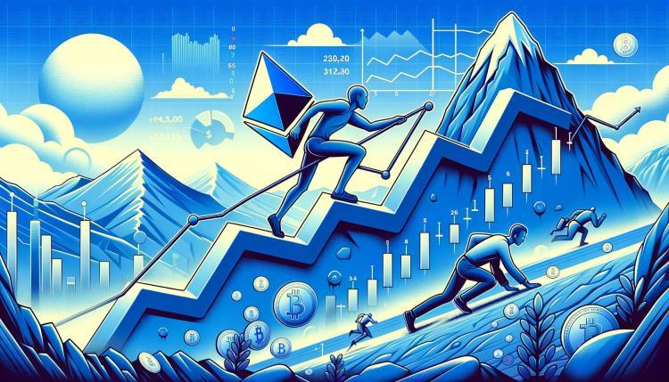 以太坊反弹后回落，难以维持在 3500 美元上方。