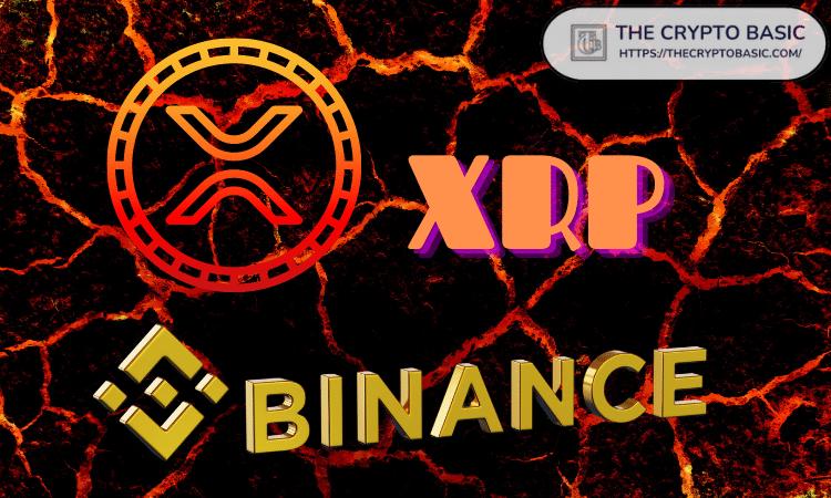 价格下跌 8% 之际，一位身份不明的巨鲸将 9500 万枚 XRP 转移到币安