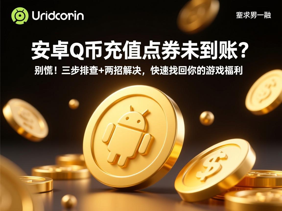 安卓Q币充值点券未到账 别慌！三步排查+两招解决，快速找回你的游戏福利