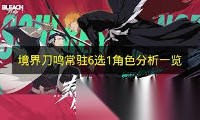 境界刀鸣爆发角色都有谁