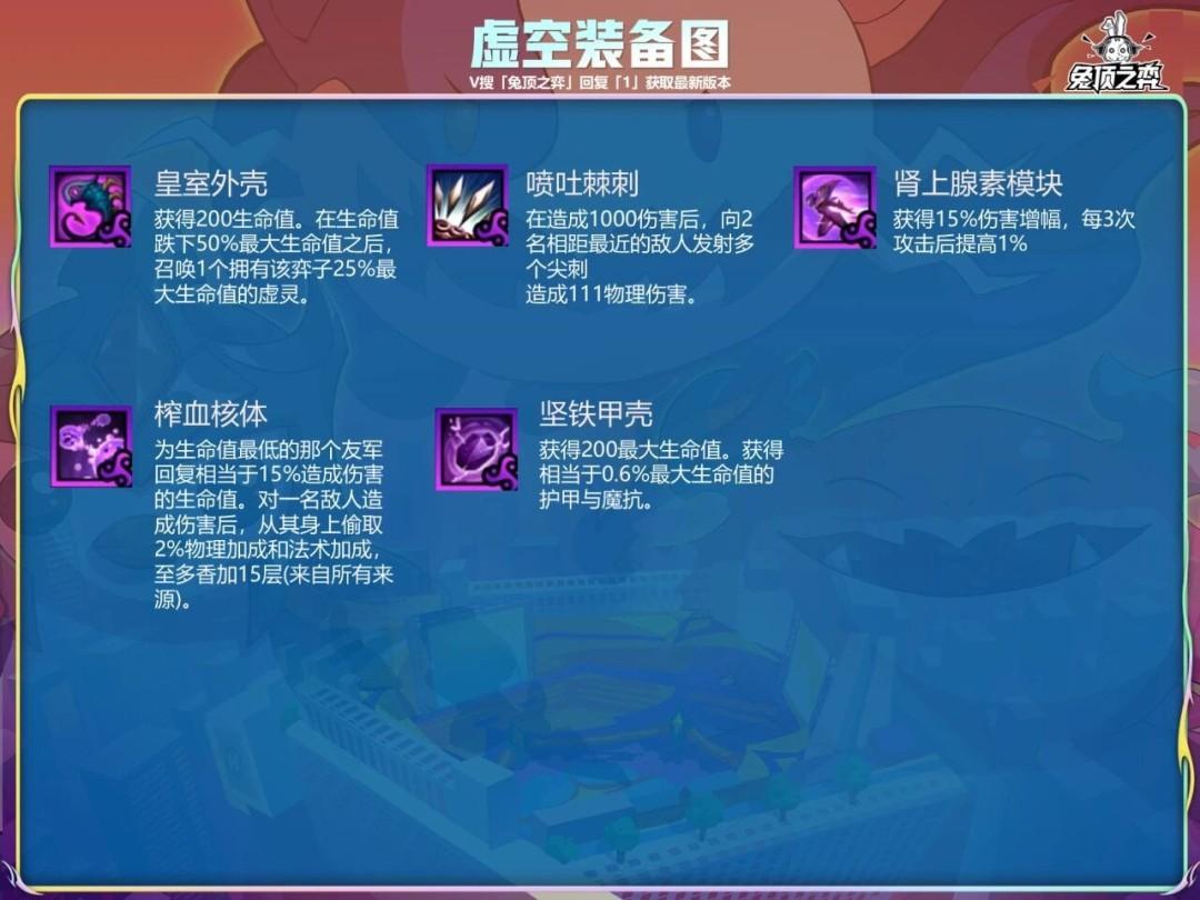 云顶之弈s16虚空装备一览图