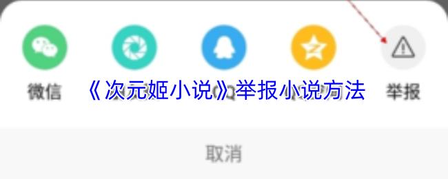 次元姬小说 举报小说方法