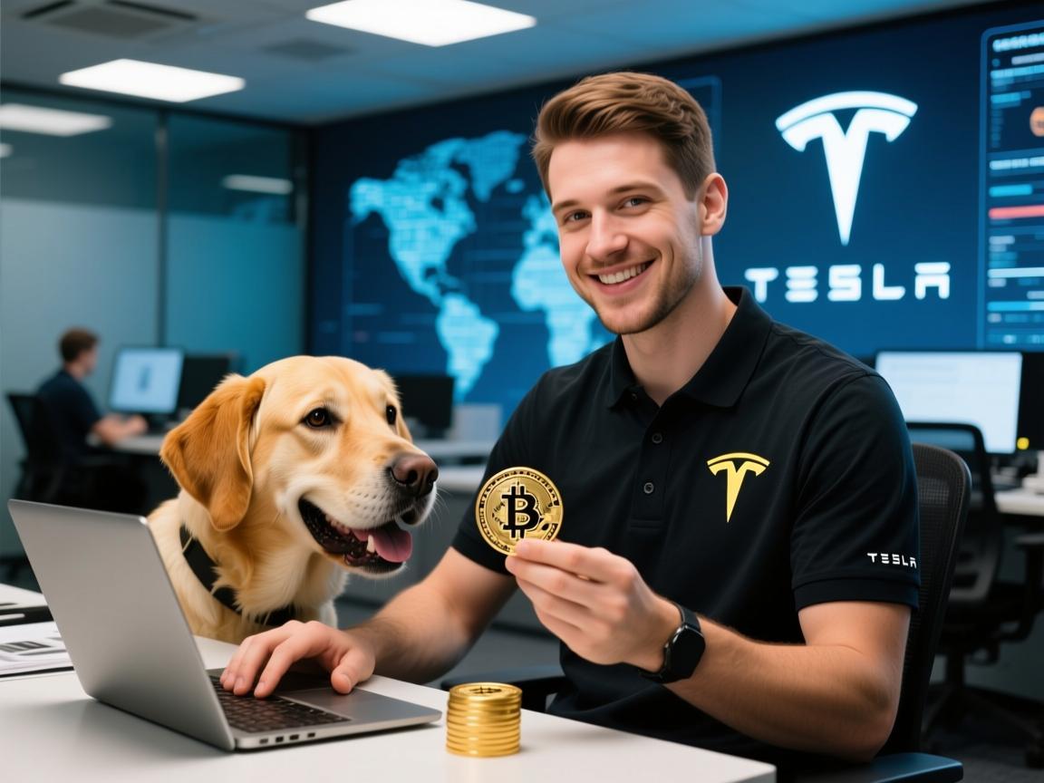 特斯拉员工买狗狗币，加密世界里的员工福利新玩法
