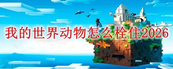 我的世界动物怎么栓住2026