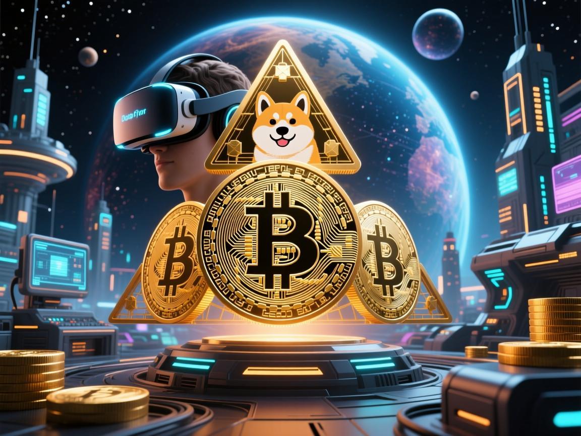 皮尔伯格的头号玩家描绘了一个虚拟与现实交织的奇幻世界，而在这个世界的加密宇宙中，狗狗币（Dogecoin）以其独特的三币架构演绎着一场现实与 meme 的共生传奇
